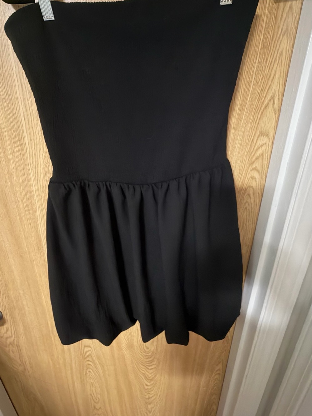 Kali Black Strapless Mini Dress